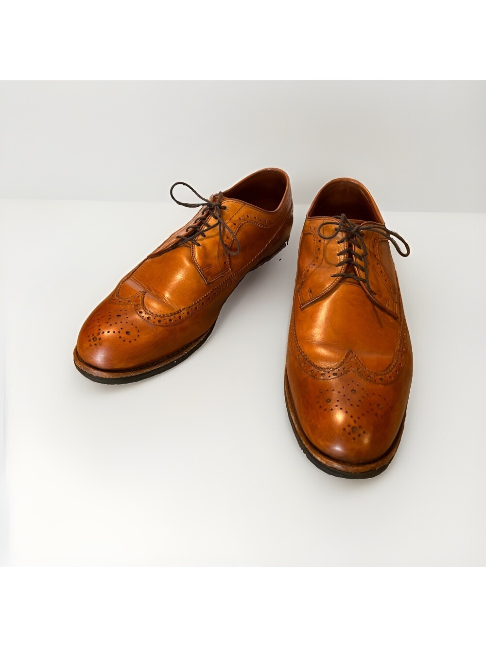 ALLEN EDMONDS WINTER PARK MENS OXFORD DRESS SHOES BROGUE SIZE 13 VIBRAM SOLES